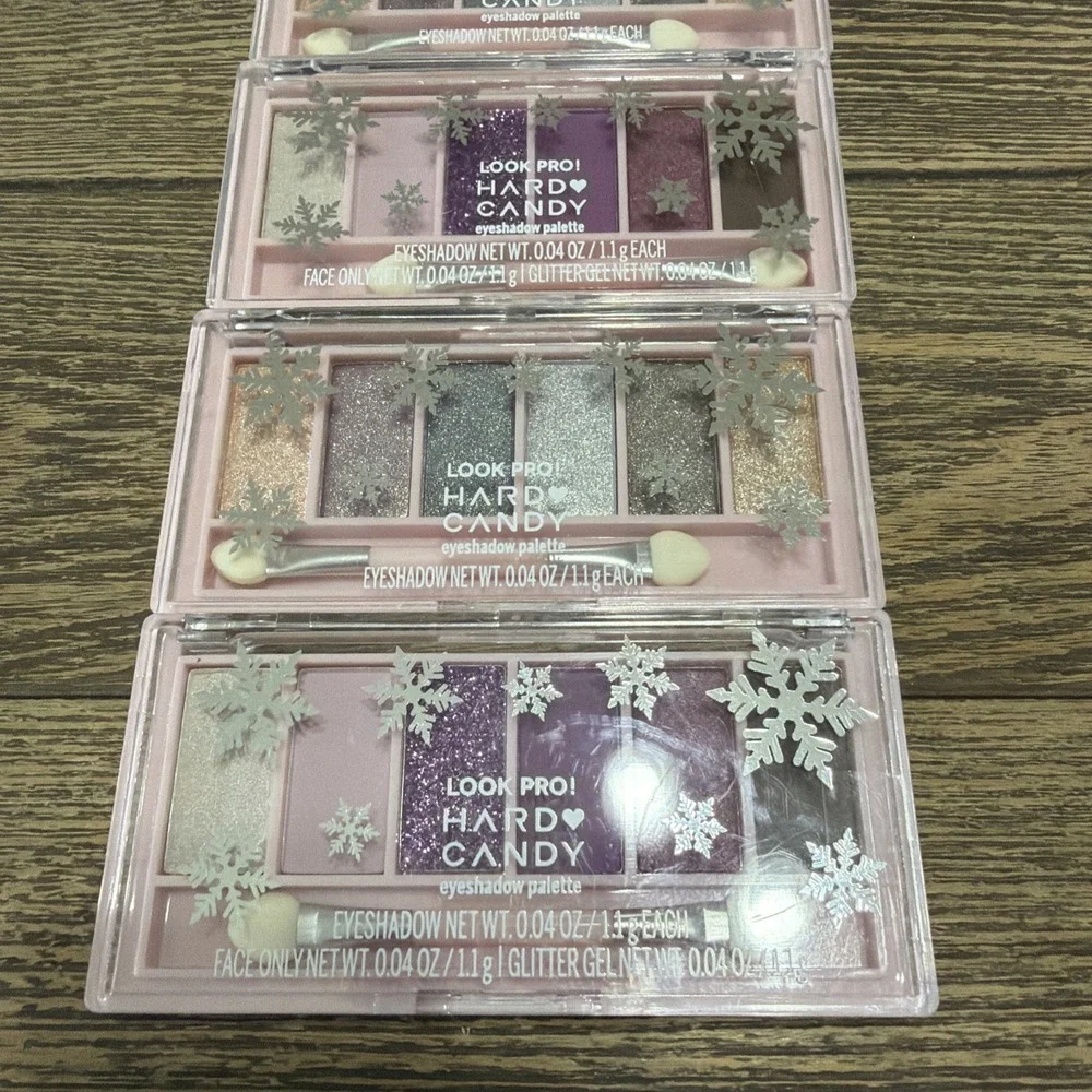 Hard candy eye shadow palettes lot, 4 included Indigo Steady Guilty Pleasure